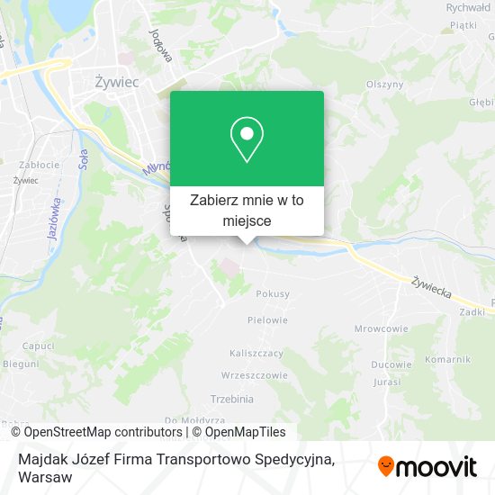 Mapa Majdak Józef Firma Transportowo Spedycyjna