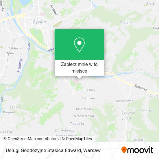 Mapa Usługi Geodezyjne Stasica Edward