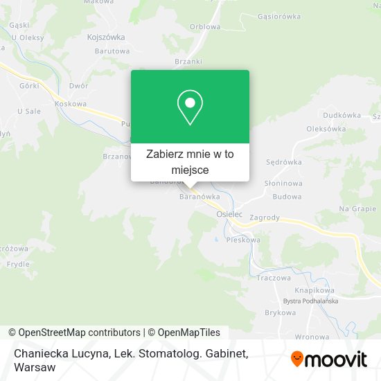 Mapa Chaniecka Lucyna, Lek. Stomatolog. Gabinet