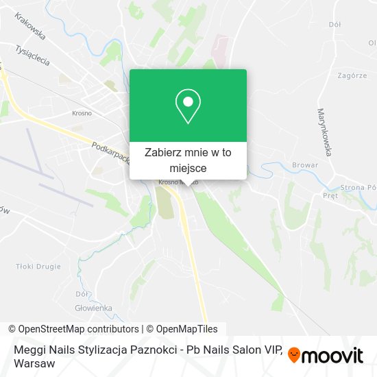 Mapa Meggi Nails Stylizacja Paznokci - Pb Nails Salon VIP