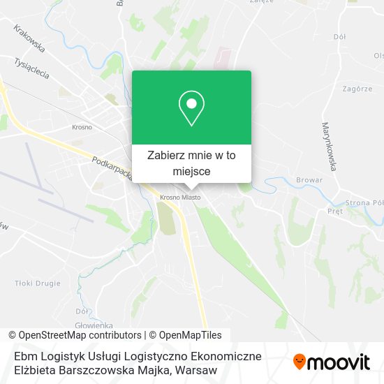 Mapa Ebm Logistyk Usługi Logistyczno Ekonomiczne Elżbieta Barszczowska Majka