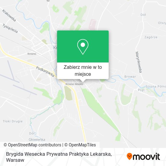 Mapa Brygida Wesecka Prywatna Praktyka Lekarska