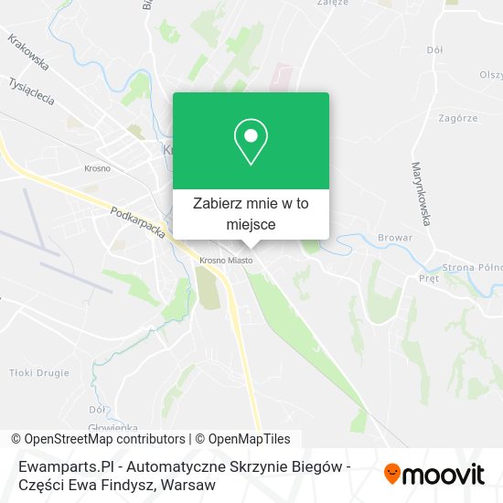 Mapa Ewamparts.Pl - Automatyczne Skrzynie Biegów - Części Ewa Findysz