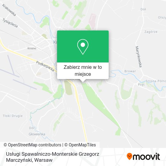 Mapa Usługi Spawalniczo-Monterskie Grzegorz Marczyński