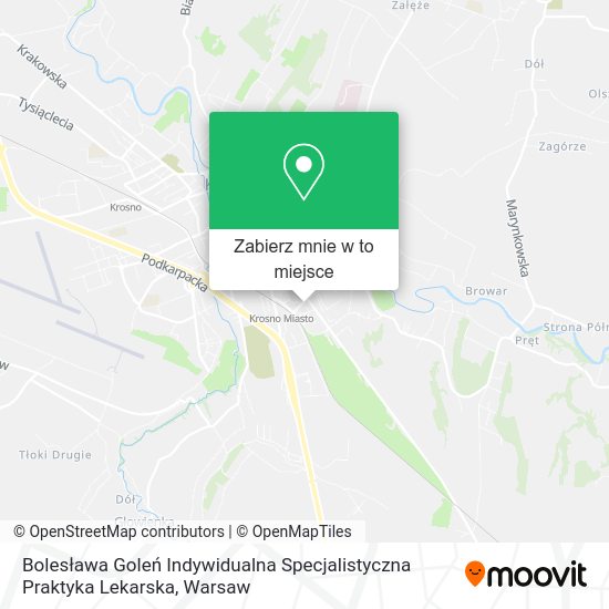 Mapa Bolesława Goleń Indywidualna Specjalistyczna Praktyka Lekarska