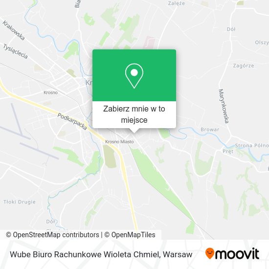 Mapa Wube Biuro Rachunkowe Wioleta Chmiel