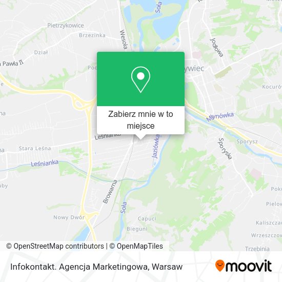 Mapa Infokontakt. Agencja Marketingowa