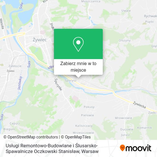 Mapa Usługi Remontowo-Budowlane i Ślusarsko- Spawalnicze Oczkowski Stanisław