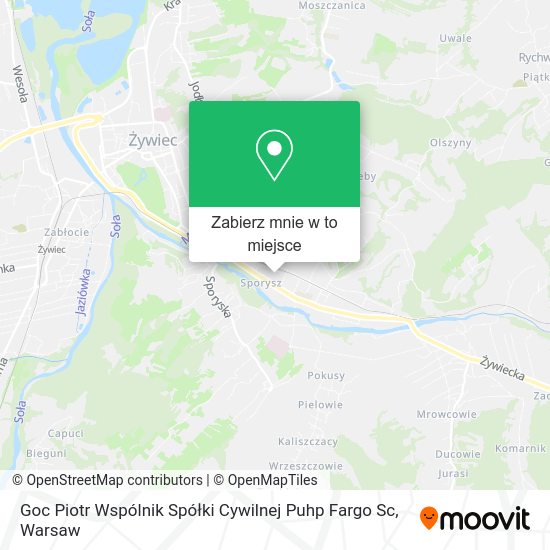 Mapa Goc Piotr Wspólnik Spółki Cywilnej Puhp Fargo Sc