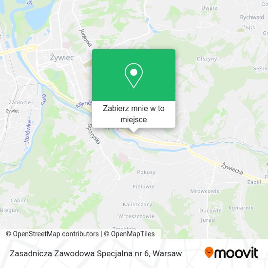 Mapa Zasadnicza Zawodowa Specjalna nr 6