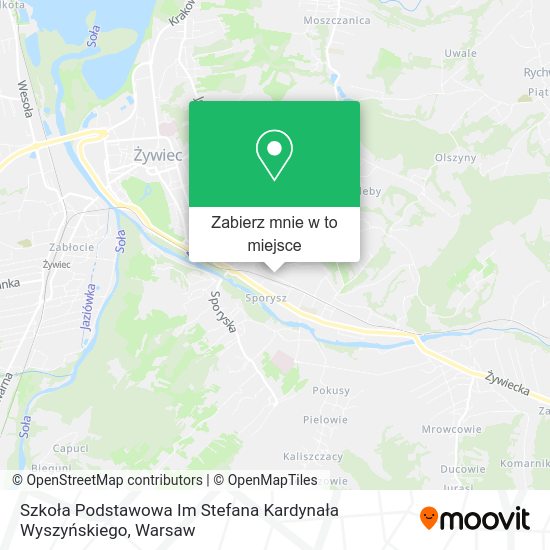 Mapa Szkoła Podstawowa Im Stefana Kardynała Wyszyńskiego