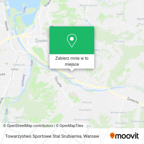 Mapa Towarzystwo Sportowe Stal Srubiarnia