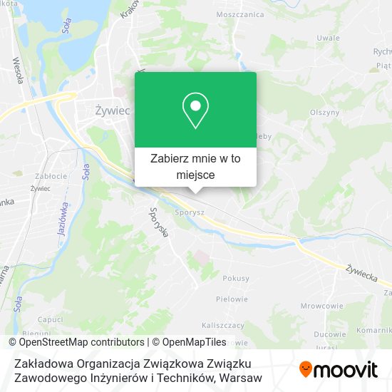 Mapa Zakładowa Organizacja Związkowa Związku Zawodowego Inżynierów i Techników