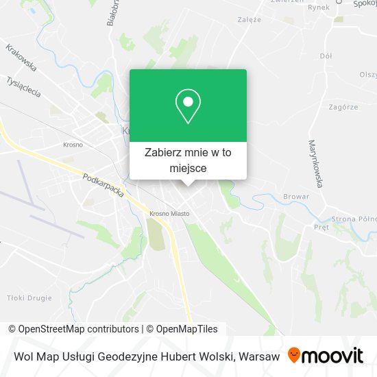 Mapa Wol Map Usługi Geodezyjne Hubert Wolski