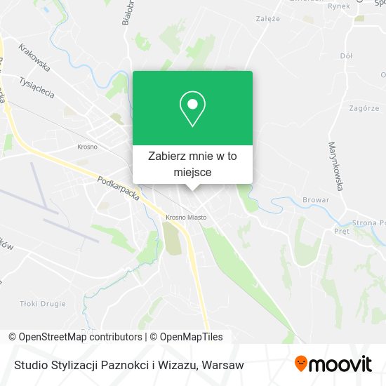 Mapa Studio Stylizacji Paznokci i Wizazu