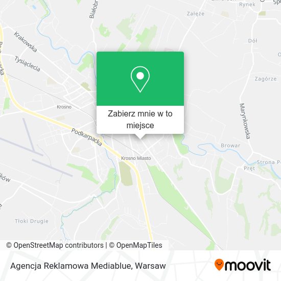 Mapa Agencja Reklamowa Mediablue