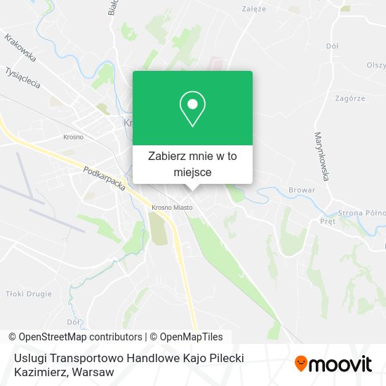 Mapa Uslugi Transportowo Handlowe Kajo Pilecki Kazimierz