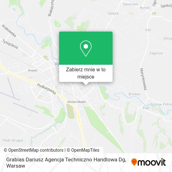 Mapa Grabias Dariusz Agencja Techniczno Handlowa Dg