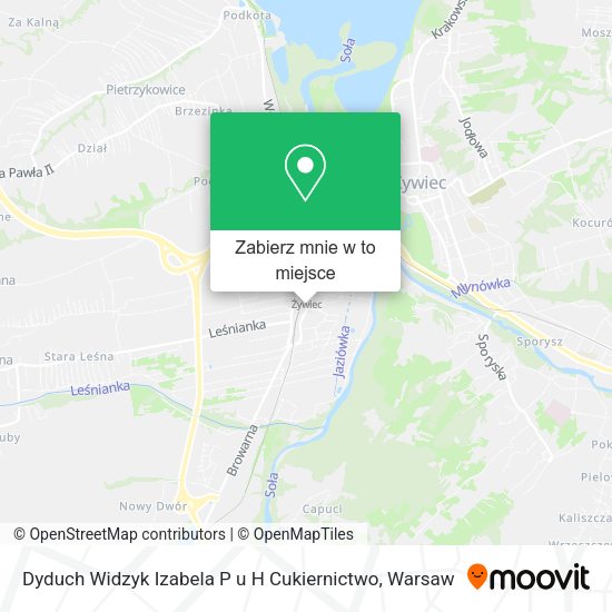 Mapa Dyduch Widzyk Izabela P u H Cukiernictwo