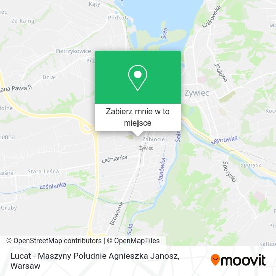 Mapa Lucat - Maszyny Południe Agnieszka Janosz