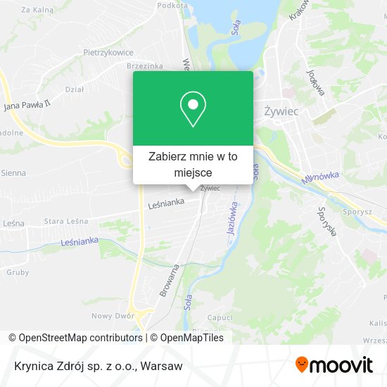 Mapa Krynica Zdrój sp. z o.o.