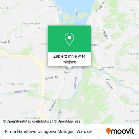 Mapa Firma Handlowo Uslugowa Motogun