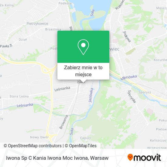 Mapa Iwona Sp C Kania Iwona Moc Iwona