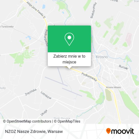 Mapa NZOZ Nasze Zdrowie