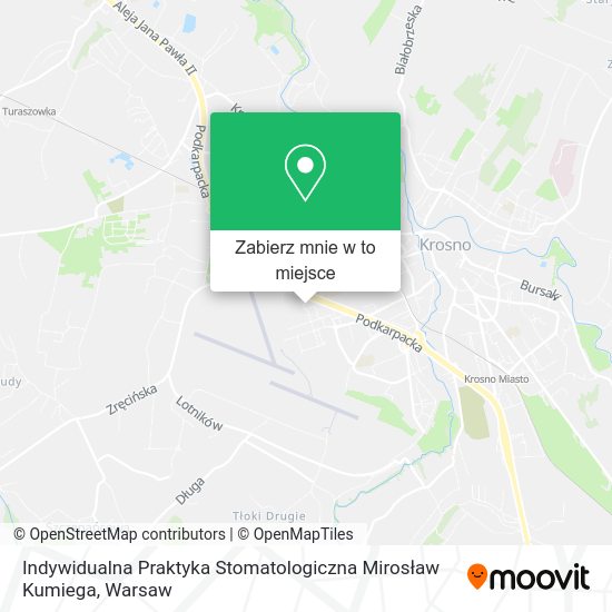 Mapa Indywidualna Praktyka Stomatologiczna Mirosław Kumiega