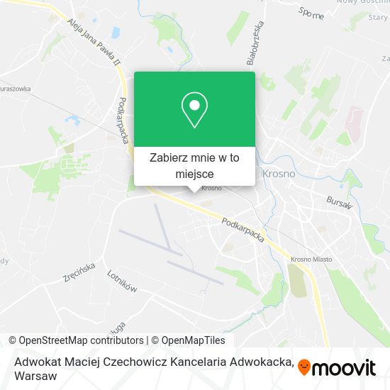 Mapa Adwokat Maciej Czechowicz Kancelaria Adwokacka