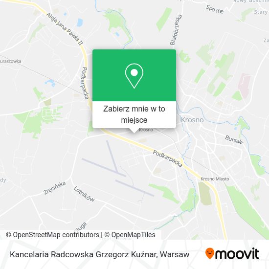 Mapa Kancelaria Radcowska Grzegorz Kuźnar