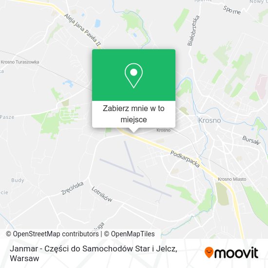 Mapa Janmar - Części do Samochodów Star i Jelcz