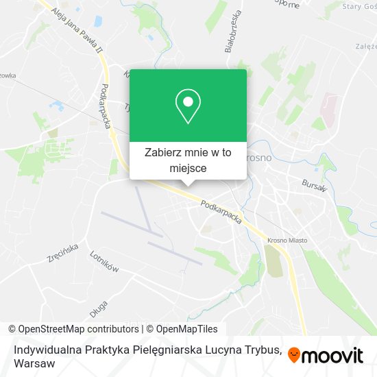 Mapa Indywidualna Praktyka Pielęgniarska Lucyna Trybus