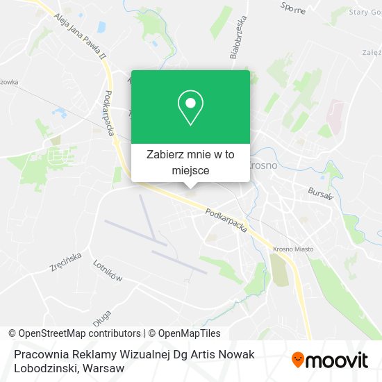 Mapa Pracownia Reklamy Wizualnej Dg Artis Nowak Lobodzinski