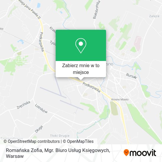 Mapa Romańska Zofia, Mgr. Biuro Usług Księgowych