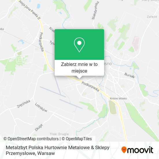 Mapa Metalzbyt Polska Hurtownie Metalowe & Sklepy Przemysłowe