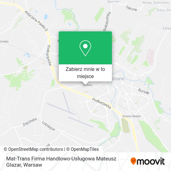 Mapa Mat-Trans Firma Handlowo-Usługowa Mateusz Glazar