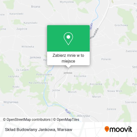 Mapa Skład Budowlany Jankowa