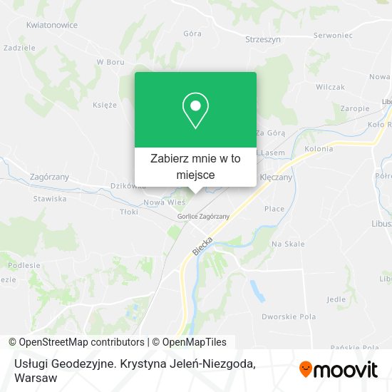 Mapa Usługi Geodezyjne. Krystyna Jeleń-Niezgoda