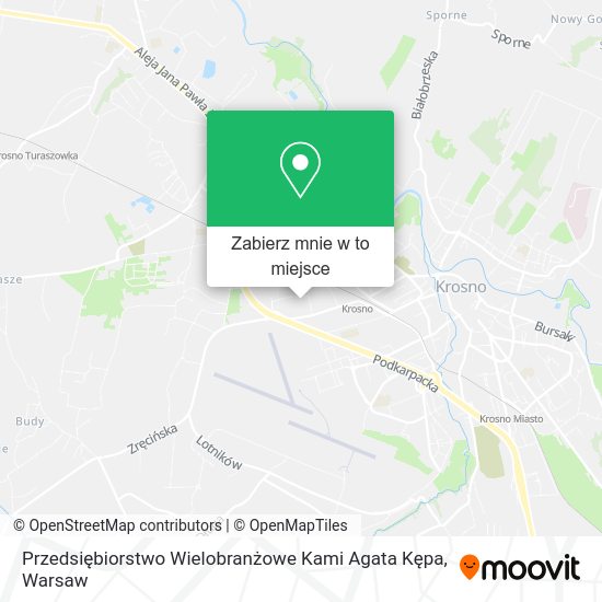 Mapa Przedsiębiorstwo Wielobranżowe Kami Agata Kępa