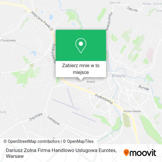 Mapa Dariusz Zolna Firma Handlowo Uslugowa Eurotex