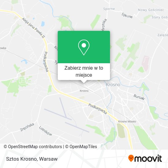 Mapa Sztos Krosno