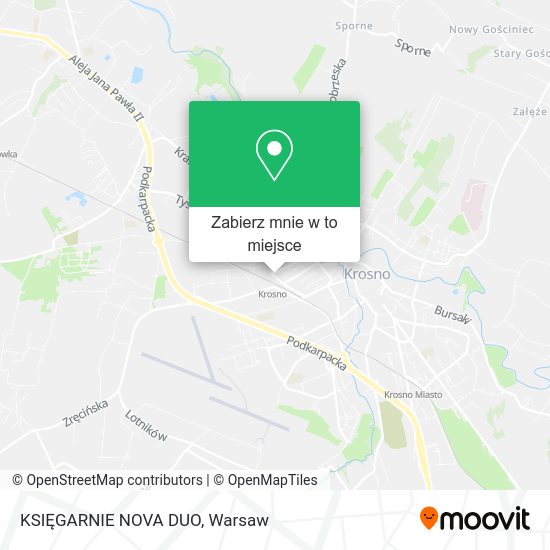 Mapa KSIĘGARNIE NOVA DUO