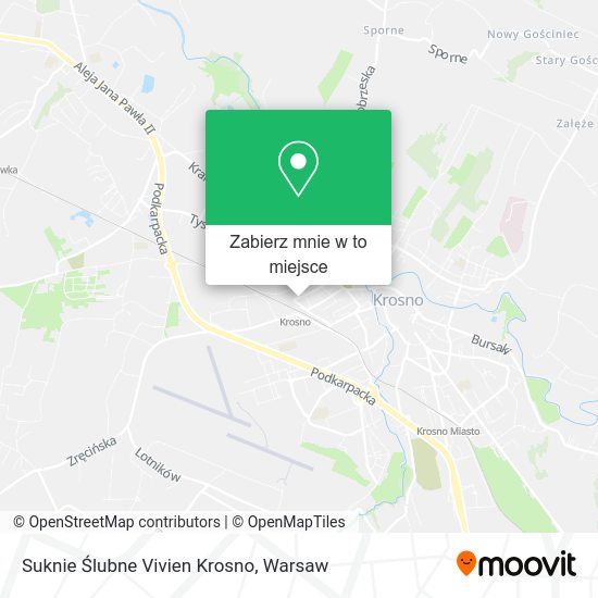 Mapa Suknie Ślubne Vivien Krosno