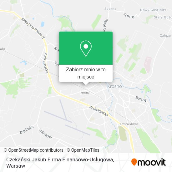 Mapa Czekański Jakub Firma Finansowo-Usługowa