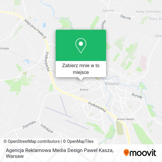 Mapa Agencja Reklamowa Media Design Paweł Kasza