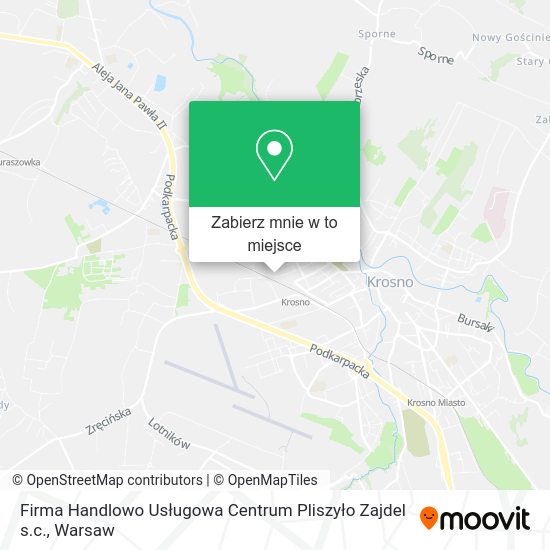 Mapa Firma Handlowo Usługowa Centrum Pliszyło Zajdel s.c.