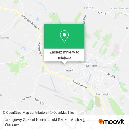 Mapa Usługowy Zakład Kominiarski Szczur Andrzej