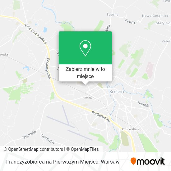 Mapa Franczyzobiorca na Pierwszym Miejscu