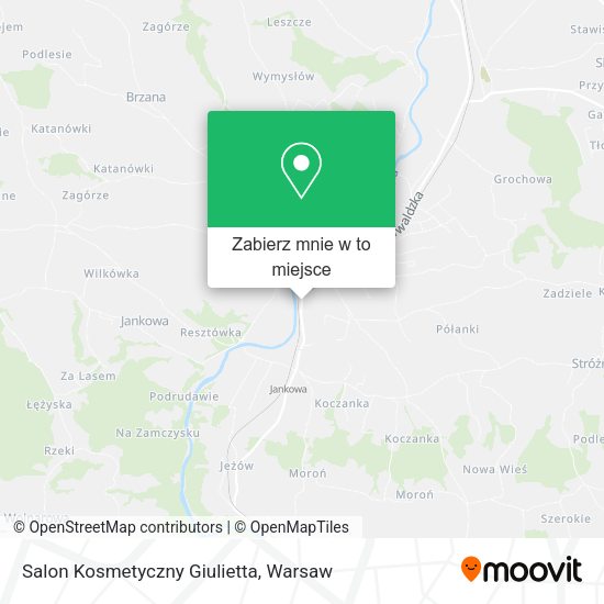 Mapa Salon Kosmetyczny Giulietta